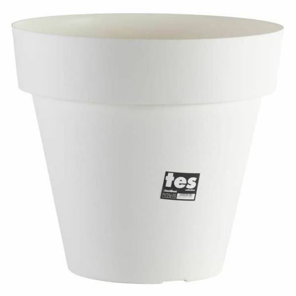 Kukkaruukku Plastiken Valkoinen 48 cm