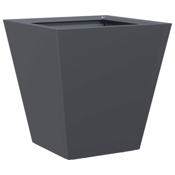 vidaXL Plantekasse antrasitt 30x30x30 cm stål