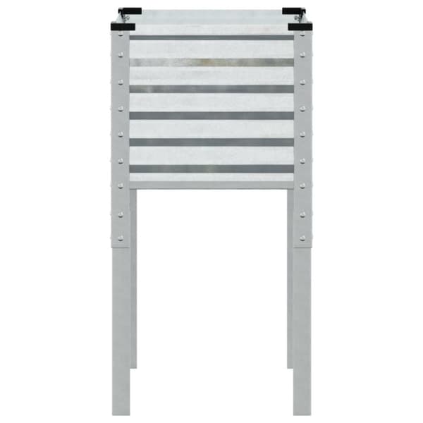vidaXL Plantekasse 45x45x88 cm galvanisert stål