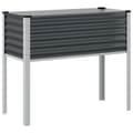 Miniatyrbilde 3 av 9: vidaXL Plantekasse antrasitt 100x41x90 cm stål