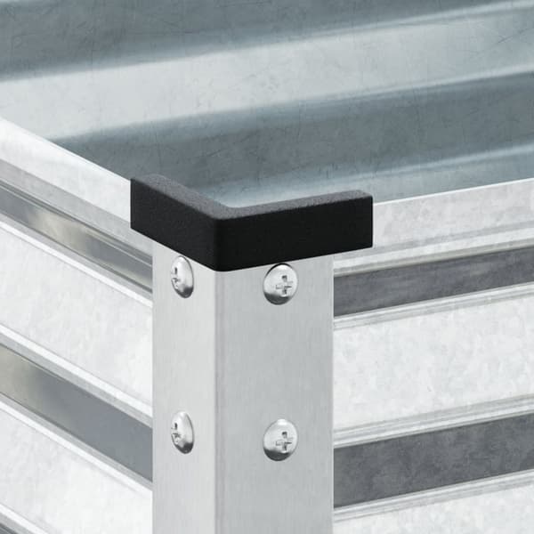 vidaXL Plantekasse 100x41x90 cm galvanisert stål