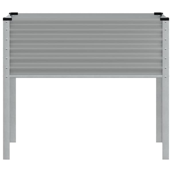 vidaXL Plantekasse grønn 100x41x90 cm stål