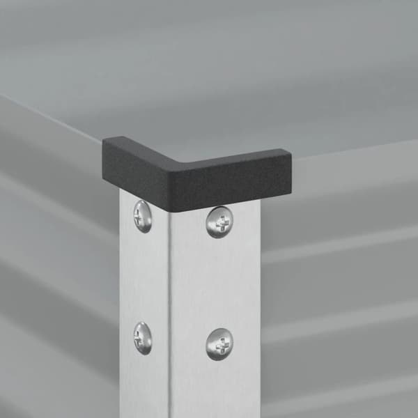 vidaXL Plantekasse grønn 100x41x90 cm stål