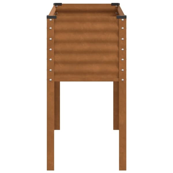 vidaXL plantekasse 100x41x90 cm cortenstål