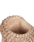 Miniatyrbilde 7 av 8: Blomsterpotte Beige Utendørs Innendørs Plantepotte Buddha-hode Retro stil