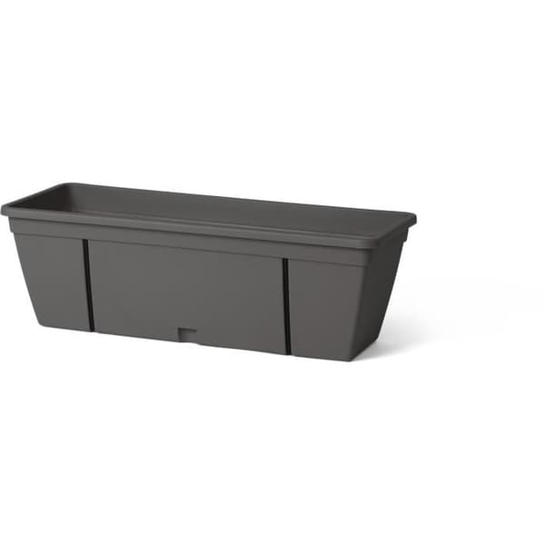 Planteringssats med metallkrok, vattenreserv och avloppsdistans - GARDEN ID Smart - Antracit 50 cm