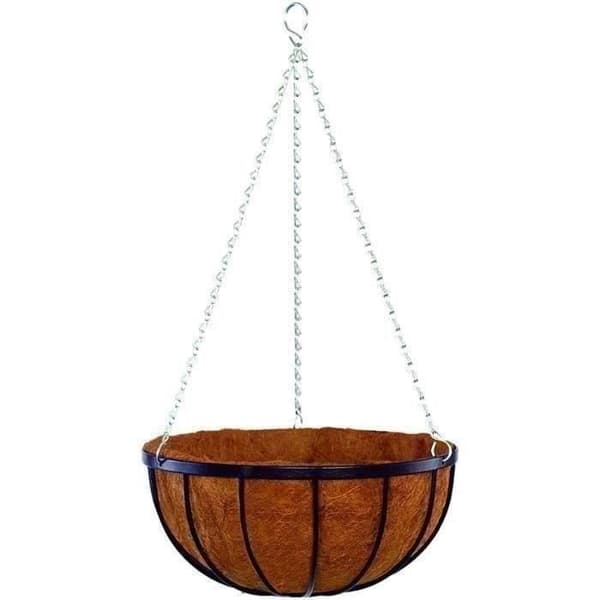 Suspension+coco - GARDEN ID Georgain - Ø35 H19 cm - Premium coco - Solid struktur - Djupt för växtutveckling