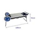 Miniatyrbillede 3 af 3: Multifunktionel vogn Marbueno Hvid PVC Stål Red 108 x 51 x 51 cm
