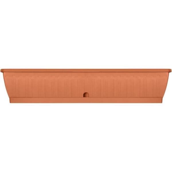 Jardiniere - TRÄDGÅRD ID Terraflor - Terra 100 cm - Hållbarhet - Vattenreserv - Återvunnet &amp; 100 % återvinningsbart - Volym för växter.