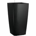 Miniatyrbillede 1 af 5: Urtepotte Lechuza 40 x 40 x 76 cm Sort polypropylen Plastik Rektangulær