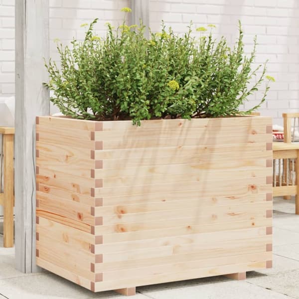 Odlingslåda 90x60x72 cm massivt furuträ