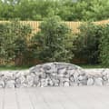 Miniatyrbild 1 av 2: Gabion bågformad 12 st 300x30x40/60 cm galvaniserat järn