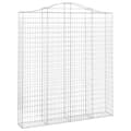 Miniatyrbild 2 av 2: Gabion bågformad 200x30x220/240 cm galvaniserat järn