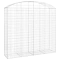 Miniatyrbild 2 av 2: Gabion bågformad 200x50x180/200 cm galvaniserat järn