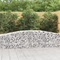 Miniatyrbild 1 av 2: Gabion bågformad 400x50x60/80 cm galvaniserat järn