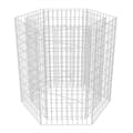 Miniatyrbild 2 av 2: Hexagonal planteringsgabion upphöjd 100x90x100 cm