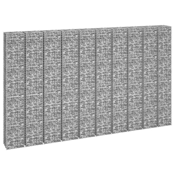 Gabioner 4 st 30x30x50/100/150/200 cm järn