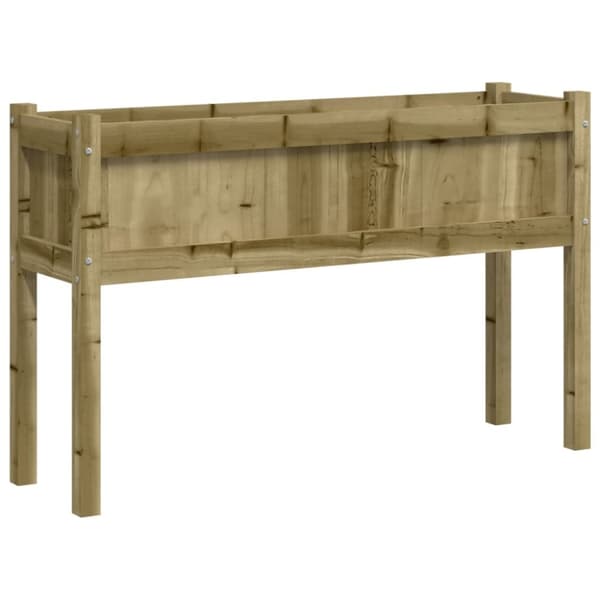 Odlingslåda med ben 110x31x70 cm impregnerat furu
