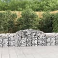 Miniatyrbild 1 av 2: Gabion bågformad 300x50x60/80 cm galvaniserat järn