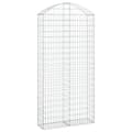 Miniatyrbild 2 av 2: Gabion bågformad 100x30x200/220 cm galvaniserat järn