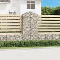 Miniatyrbild 1 av 2: Gabion bågformad 100x30x200/220 cm galvaniserat järn