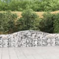 Miniatyrbild 1 av 2: Gabion bågformad 400x30x60/80 cm galvaniserat järn