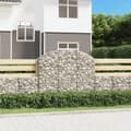 Miniatyrbild 1 av 2: Gabion bågformad 150x30x120/140 cm galvaniserat järn