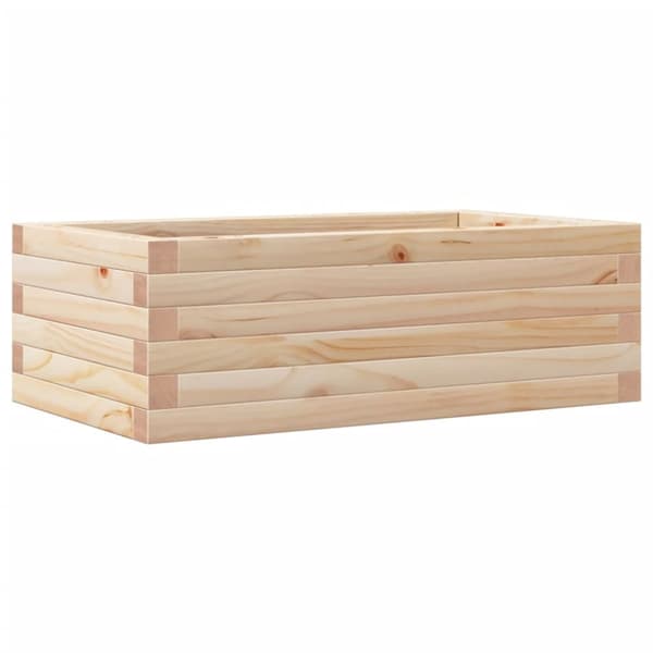 Odlingslåda 70x40x23 cm massivt furuträ