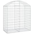Miniatyrbild 2 av 2: Gabion bågformad 100x50x100/120 cm galvaniserat järn