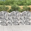 Miniatyrbild 1 av 2: Gabion bågformad 100x50x100/120 cm galvaniserat järn