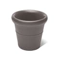Miniatyrbillede 2 af 4: Step2 Claremont Flower Pot Dark cedar | Planteringskärl i brun plast for trädgård / balkong / uteplats