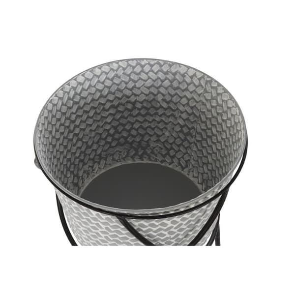 Krukset DKD Home Decor Svart Grå Metall Järn Fyrkantig 30 x 40 cm 37 x 37 x 82 cm (2 antal)