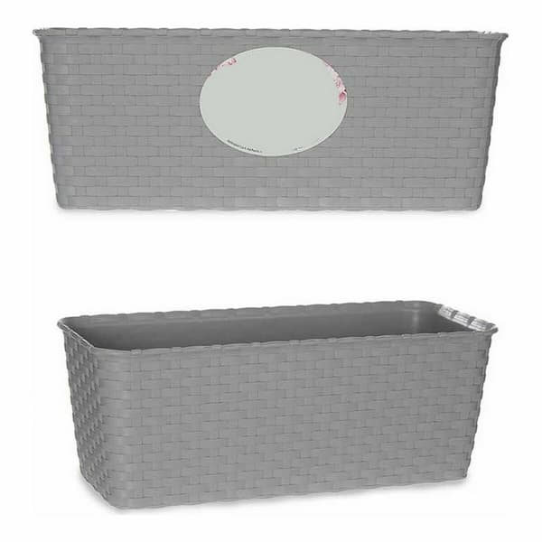 Blomlåda Stefanplast 73660 Grå Plast 13 x 11 x 29 cm (12 antal)