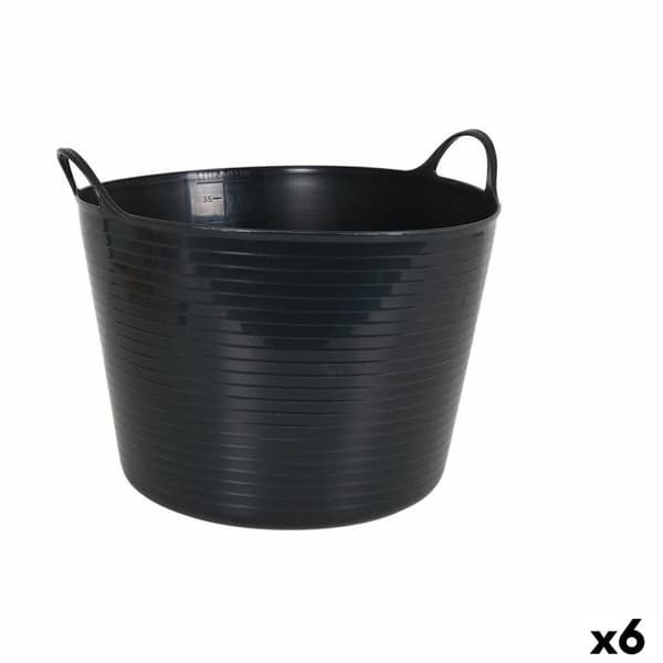 Flerfunktionell plastbehållare Dem Flexy 42 L Rund (6 antal)