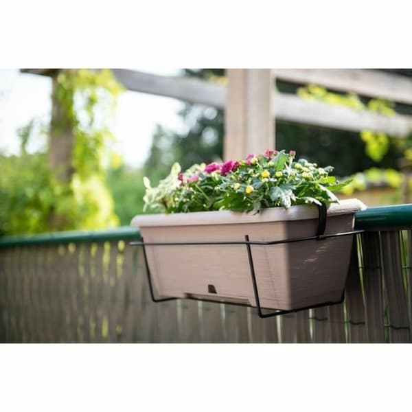 Kukkalaatikko Garden ID Ruskeanharmaa Kiviefekti 50 cm