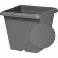 Miniatyrbillede 2 af 3: Urtepotte Garden ID Antracit Firkantet Steneffekt 40 x 35 cm
