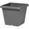 Miniatyrbillede 1 af 3: Urtepotte Garden ID Antracit Firkantet Steneffekt 40 x 35 cm