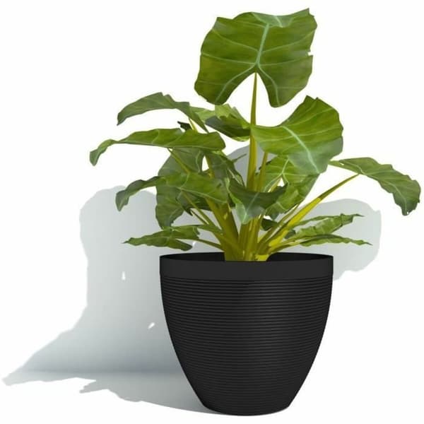 Urtepotte Garden ID Sort 30 x 26 cm