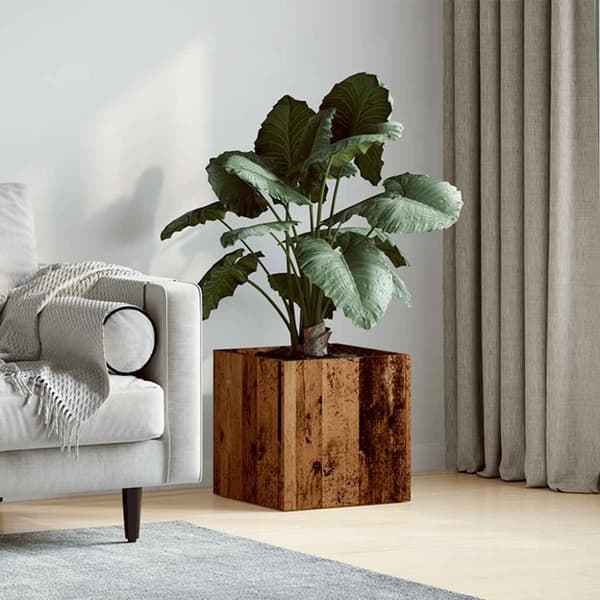 vidaXL Plantekasse gammelt tre 40x40x40 cm konstruert tre