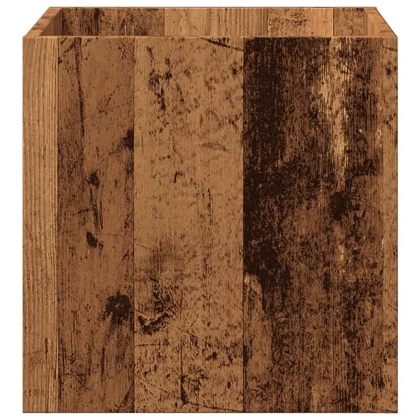 vidaXL Plantekasse gammelt tre 40x40x40 cm konstruert tre