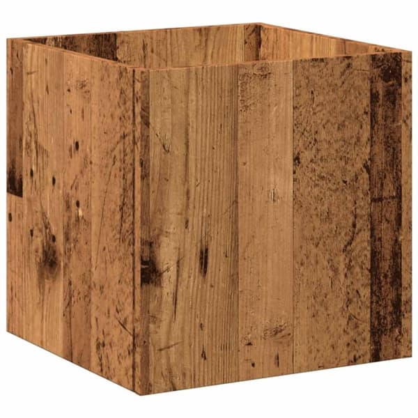 vidaXL Plantekasse gammelt tre 40x40x40 cm konstruert tre