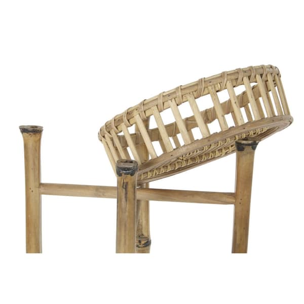Urtepotte DKD Home Decor Bambus Natur (32 x 32 x 55.5 cm)