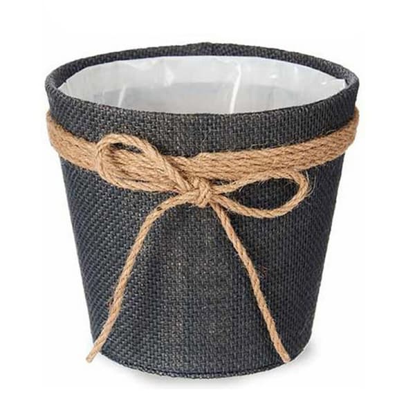 Urtepotte Ibergarden Grå Plastik Lasso 16 x 14,5 x 16 cm