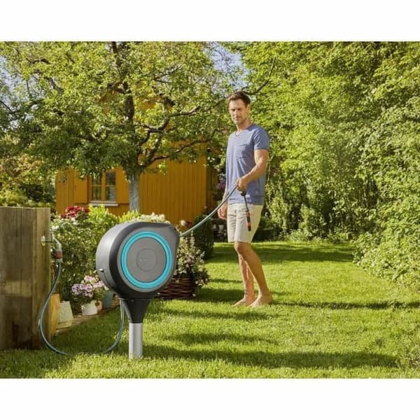 Slange hjuls Gardena RollUp M Automatisk Gulv 20 m