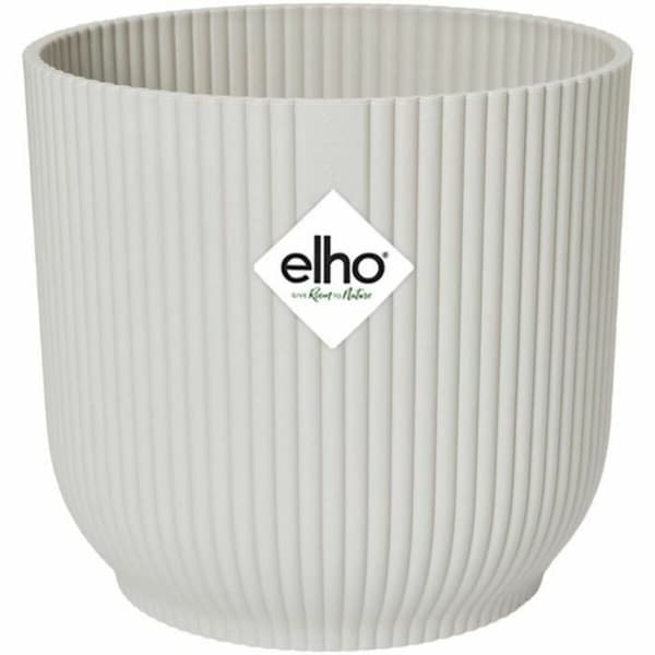 Urtepotte Elho Ø 25 cm Cirkulær Hvid Plastik