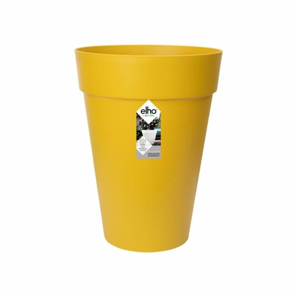 Urtepotte Elho Gul Ø 34 cm Okker Plastik Cirkulær Moderne