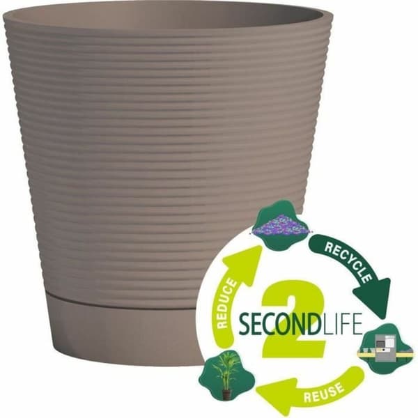 Selvvandende pot Garden ID Taupe 15 x 30 x 15 cm