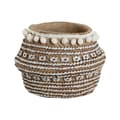 Pikkukuva 1 / 3: Kasvit Home ESPRIT Valkoinen Ruskea Beige Vaaleanruskea Sementti Trooppinen 25 x 25 x 18 cm