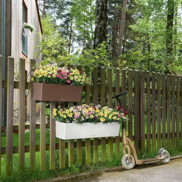 LECHUZA Planteringsmaskin Balconera Färg 80 ALL-IN-ONE vit 15680 421458