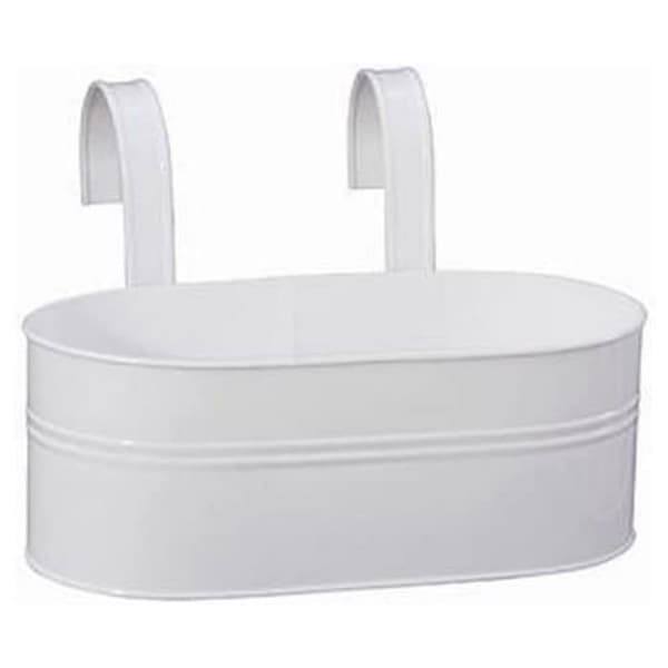 Jardiniere - blomsterlåda Siena trädgård - 722642 - Gautzsch Box -nbspBlomma med ovalt stöd Vit
